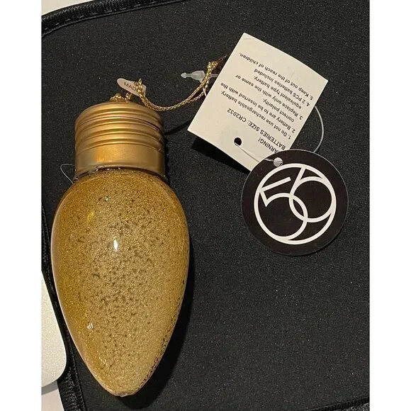 Dept.56 Plastic Battery-powered Lightbulb Ornaments - Picture 1 of 3